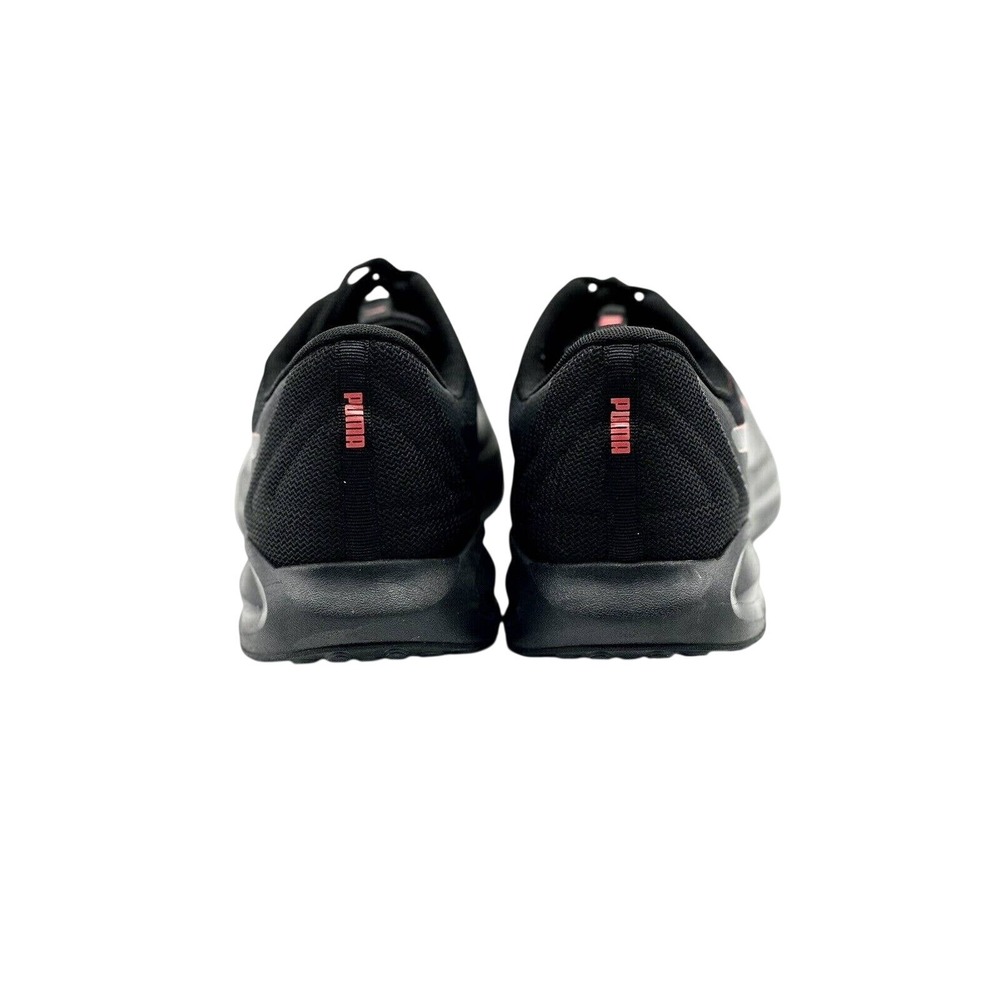 Puma Transport Mens Running Shoes Black Red Mesh Sneakers 376289-02 Size 13 - Picture 5 of 7